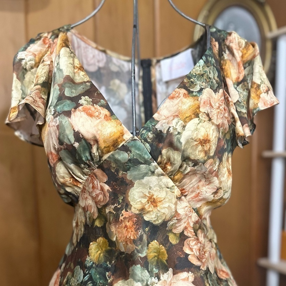 SELKIE, Cottage Cravings Silk Slip, xs✨ - Picture 7 of 13